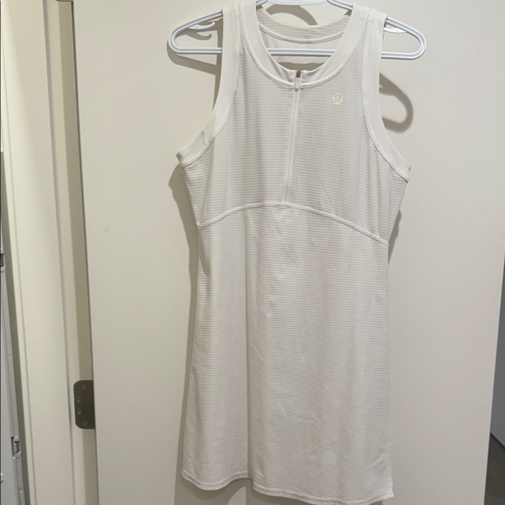 White Athletic Tank Tennis Dress